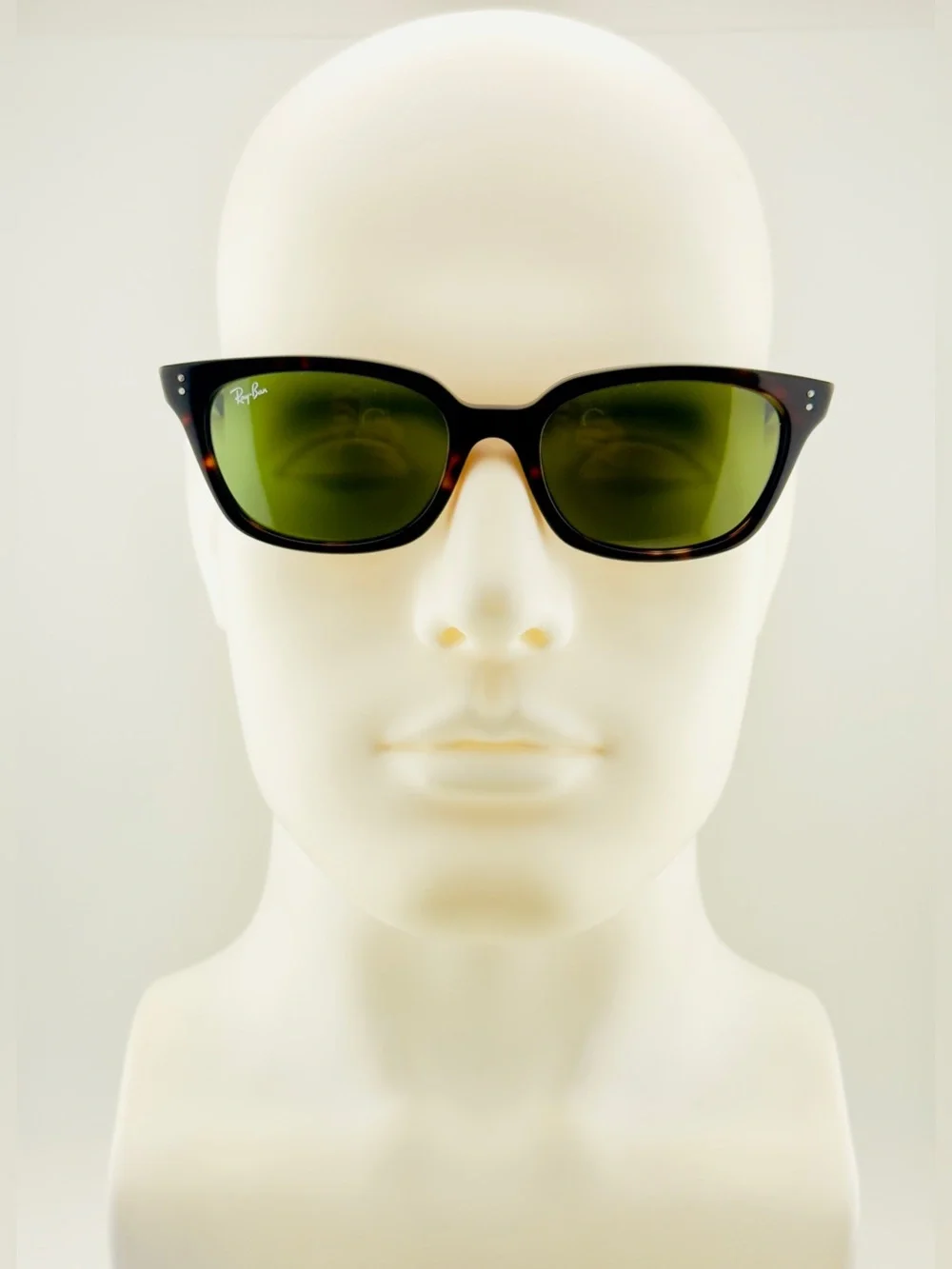 Ray-Ban Sunglasses RB4456 Zaya Bio Based Polished Havana Frame Green Lens UNISEX